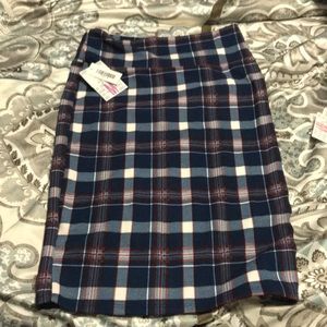 Plaid lue la roe cassie pencil skirt